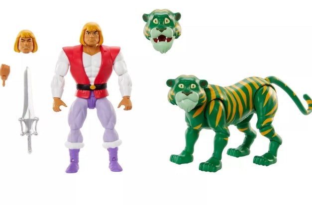 Masteres of the Universe Cartoon Prince Adam & Cringer