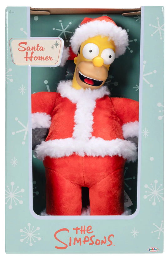The Simpsons Santa Homer Plush