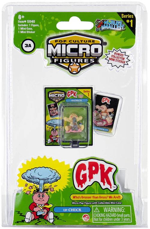 World's Smallest Garbage Pail Kids Up Chuck