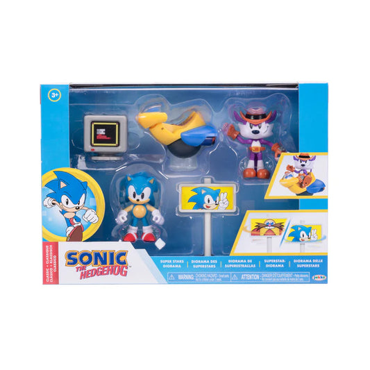 Sonic the Hedgehog Super Stars Diorama 2.5' Playset